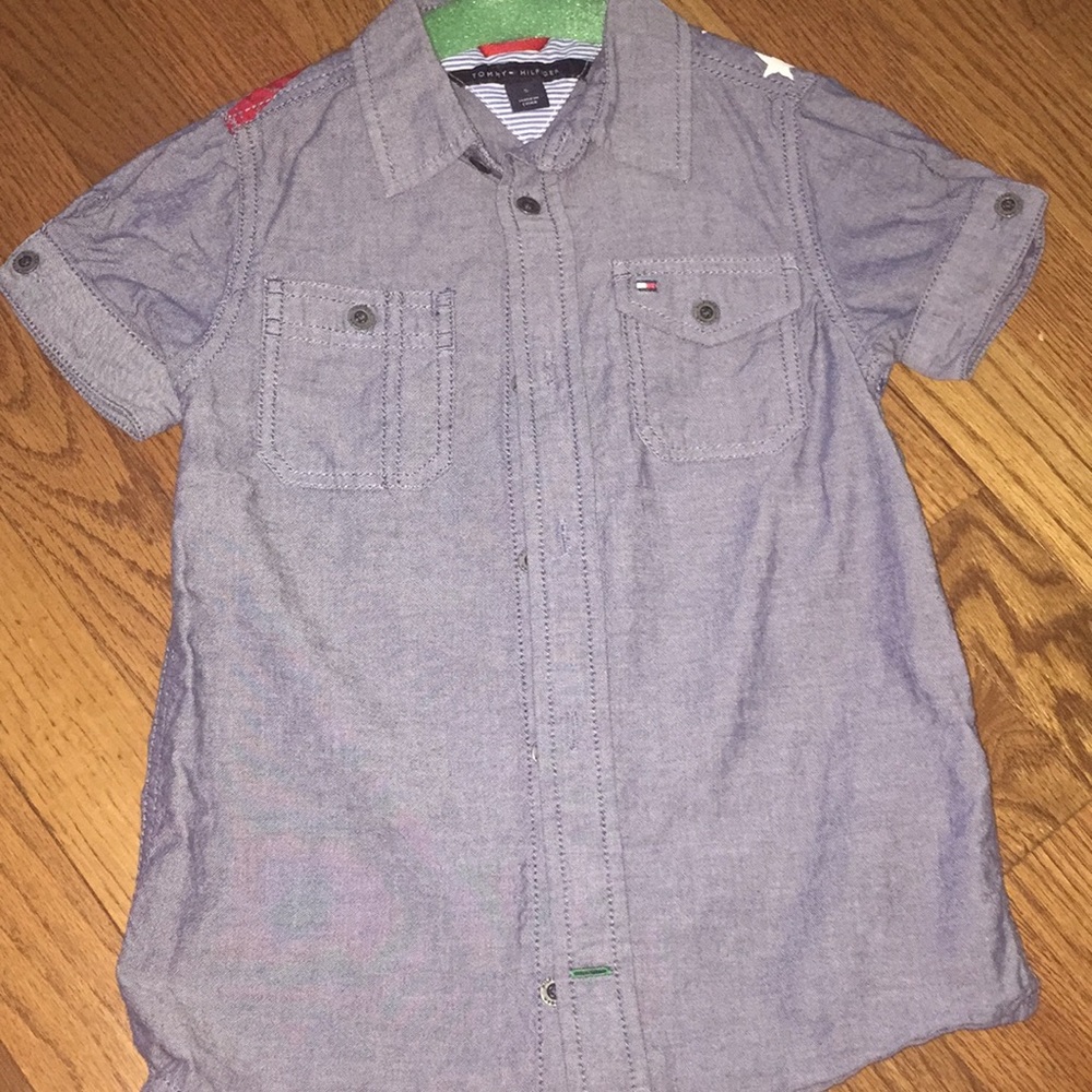 Tommy Hilfiger boys button up shirt